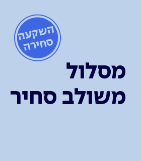 מסלול משולב סחיר - השקעה סחירה